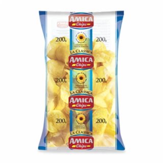 Amica Chips Patatine salate "Kartoffelchips gesalzen", 500 g