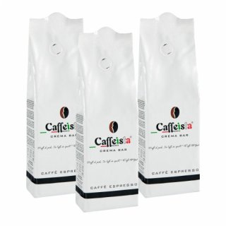 3x Kaffeebohnen Caffeista "Crema Bar" Caffe Espresso, 250 g