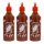 3x Wendjoe SRIRACHA Super Hot Chili Sauce sehr scharf, 500 ml