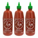 3x Huy Fong Foods SRIRACHA Hot Chili Sauce scharf, 740 ml
