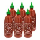 6x Huy Fong Foods SRIRACHA Hot Chili Sauce scharf, 740 ml