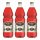 3x Ponti Aceto di Vino Rosso "italienischer Rotweinessig", 1000 ml