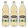 3x Ponti Aceto di Vino Bianco "italienischer Weissweinessig", 1000 ml