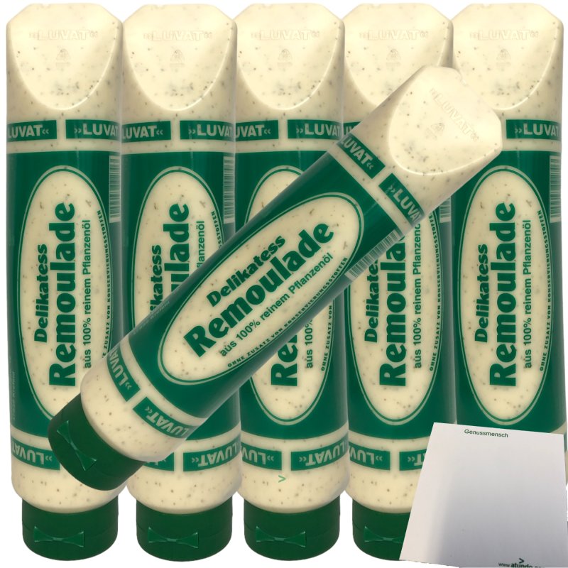 Luvat Delikatess Remoulade 6er Pack (6x875 ml Tube) + usy Block