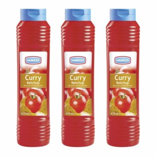 3x Hamker "Curry Ketchup", 875 ml