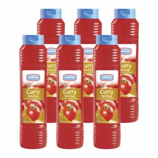 6x Hamker "Curry Ketchup", 875 ml