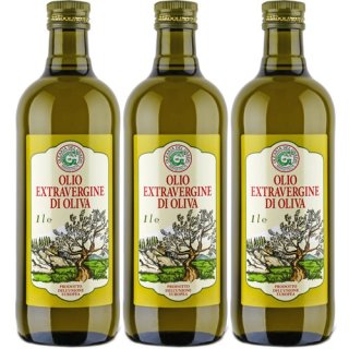 3x Olearia Del Garda Olivenöl "Extra Vergine", 1000 ml