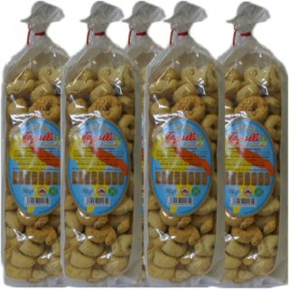 5x MHD Mago Merlini Taralli "ai semi di Finocchio" mit Fenchelsamen, 350g