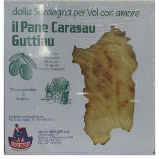 Mago Merlini "il Pane Carasau Guttiau", Sardisches Brot, 250g