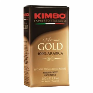 Kaffee gemahlen Kimbo Caffé "Aorma Gold" 100% Arabica, 250 g