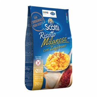 Scotti Risotto Reis Milanese con Zafferano "Mailänder Art mit Safran", 210 g