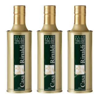 3x Casa Rinaldi Olivenöl 100% italienisch  "Extra natives Olivenöl" Blechdose, 500 ml