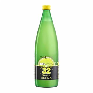 Casa Rinaldi 100% Limone Natürlicher Zitronensaft "Limoni di Sicilia", 1 L