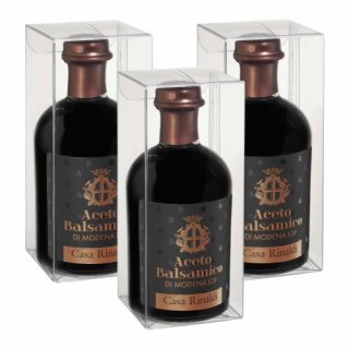 3x Casa Rinaldi Aceto Balsamico di Modena IGP, 250 ml