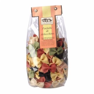 Casa Rinaldi Nudeln "Farfalle Di Arlecchino" 5 Farbig, 250 g