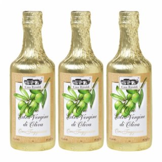 3x Casa Rinaldi Olivenöl Extra Vergine "Oro di Taggiasca" ungefiltert, 500 ml