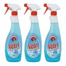 3x Chante Clair Vetri ,,Glasreiniger", 625ml
