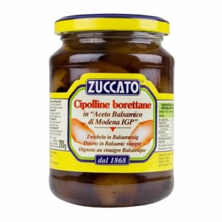 Zuccato Antipasti Cipolline borettane "Zwiebeln in Balsamico di modena", 350 g