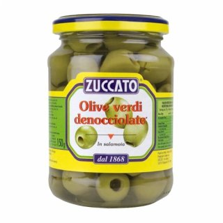 Zuccato Olive denocciolate "Grüne Oliven ohne Kern in Salzlake", 345 g