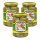 3x Zuccato Olive Giganti farcite "Gefüllte Riesenoliven in Salzlake", 350 g