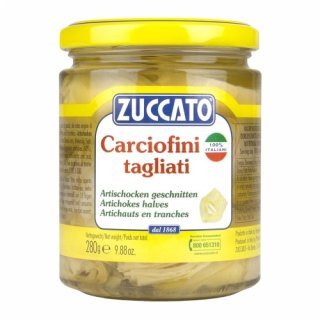 Zuccato Antipasti Carciofini tagliati "Artischocken geschnitten", 280 g