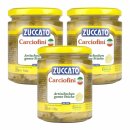 3x Zuccato Antipasti Carciofini "Artischocken in...