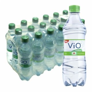 Apollinaris "VIO Mineralwasser Medium", 18 x 0,5l Flasche