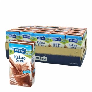 Milram Milchmischgetränk Kakao Drink 0,3 % Fett, 20x 500 ml