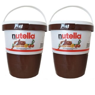2x Ferrero Nutella aus Italien, 3000g Eimer