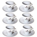 3x Caffeista Espresso Set, 2 Tassen & Untertassen,...