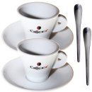 Caffeista Espresso Set, 2 Tassen & Untertassen + 2...