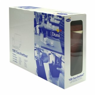 Duni Sacchetto Serviettentasche Uni bordeaux, 8,5 x 19 cm, 100 Stück (inkl. Servietten)