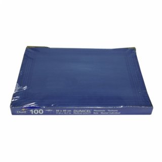 Duni Tischset aus Dunicel Uni Maitre dunkelblau, 30 x 40 cm, 100 Stück