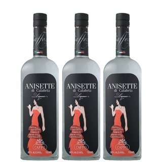 3x Caffo Anisette di Calabria "Anislikör aus Kalabrien", 500 ml