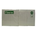 Finess Zellstoff Servietten 3lagig 33x33 cm Weiß...