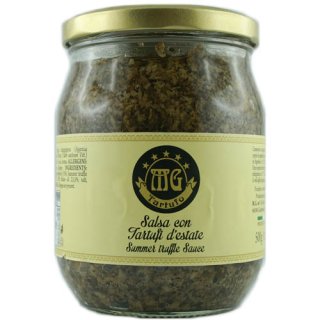 MG Tartufo Salsa con Tartufi Neri d´estate "Creme mit schwarzem Sommertrüffel", 500 g