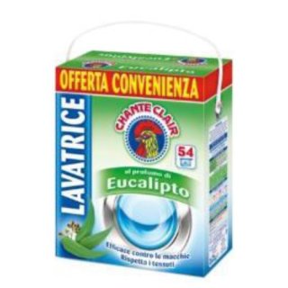 Chante Clair Lavatrice Eucalipto "Waschpulver mit Eucalyptusduft", 3,672 Kg