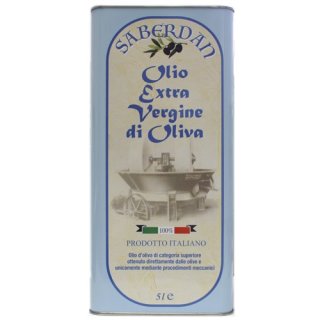 Saberdan Olivenöl "Olio Extra Vergine Di Oliva", 5 Liter