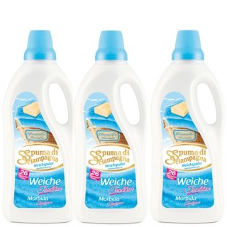 3x Spuma di Sciampagna Ammorbidente Weichspüler "Weiche Tradition", 1560 ml