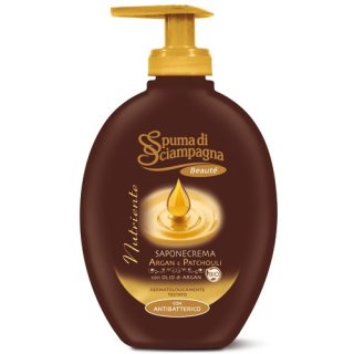 Spuma di Sciampagna Seifenspender "Flüssigseife Argan & Patchouli", 250 ml