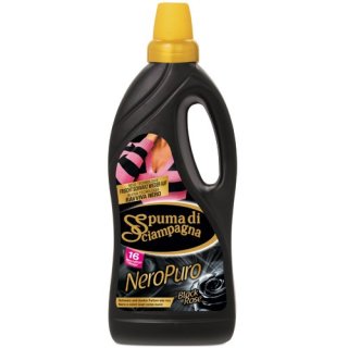 Spuma di Sciampagna Nero Puro Black Rose"Flüssigwaschmittel für Schwarze Wäsche", 1000ml
