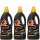 3x Spuma di Sciampagna Nero Puro Black Rose "Flüssigwaschmittel für Schwarze Wäsche", 1000ml