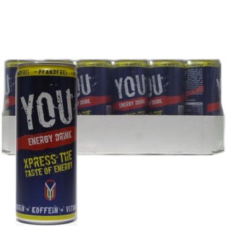 YOU Energy Dring Xpress The Taste of Energy Molkegetränk, 24x 250 ml