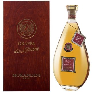 Morandini Dal 1885 Grappa Amarone "Luce DAmbra" in Holzkiste, 1500 ml
