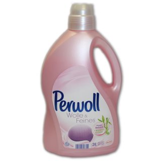 Perwoll Pflege Flüssigwaschmittel für Wolle und feines (3 l Flasche)