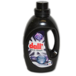 Dalli Waschmittel black für schwarzes, flüssig (1,35 l Flasche)