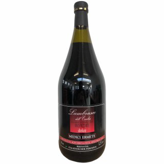 Medici Ermete Lambrusco Reggiano Dolce süß 8% vol. 1er Pack (1x1500 ml XL Flasche)