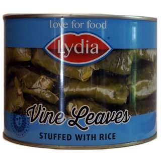 Lydia Vine Leaves Gefüllte Weinblätter mit Reis, 2000 g