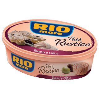 Rio Mare Pate Rustico Tonno e Olive "Thunfisch und Oliven", 115 g