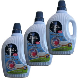 3x Felce Azzurra il Bianco Detersivo Lavatrice Waschmittel "Classico", 3000 ml